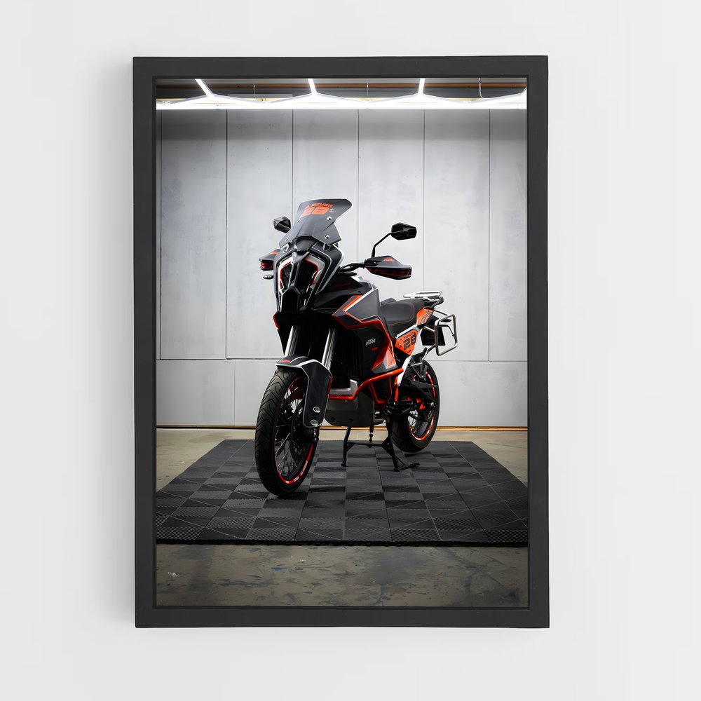 Poster Garage Adventure – affiche KTM Moto (vue 2)